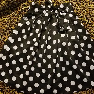 A-line Polka dot skirt